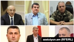 Բակո Սահակյան, Արայիկ Հարությունյան, Լևոն Մնացականյան, Դավիթ Մանուկյան, Դավիթ Իշխանյան, Դավիթ Բաբայան