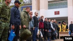 Мобилизованные в городе Батайск Ростовской области, 26 сентября 2022 года