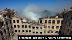 Наступствы расейскага ўдару па будынку ліцэю ў горадзе Белгарад-Днястроўскі Адэскай вобласьці. 23 чэрвеня 2025 году. Ілюстрацыйнае фота