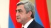 Armenia -- President Serzh Sarkisian addresses military personnel during an award-giving ceremony in Yerevan, 27Jan2011.
