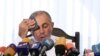 Armenia -- Head of the Armenian Police Alik Sargsian at a press conference, 21 August, 2009