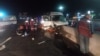 Аварыя на на трасе Менск — Горадня 18 кастрычніка. Фота з Фэйсбуку Валера Мінца