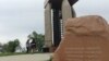 Kazakhstan - memorial to the victims of political persecution, near the village Zhanalyk. Almaty region, 26may2015.