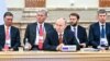 Пуцін падчас паседжаньня Найвышэйшага савету ЭАЭС у Менску.