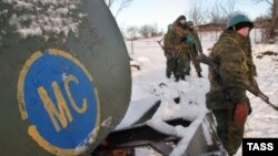 Российские миротворцы в зоне грузино-осетинского конфликта