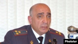 Armenia -- Hovannes Tamamian, head of the Directorate General of Criminal Investigations at the Armenian police holds a news conference on May 8, 2009.