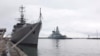 Натовские военные корабли в потийском порту, май 2018 г.