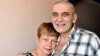 Юры Рубцоў з жонкай. Гомель, жнівень 2015 году