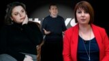 Псыхоляг Ганна Матуляк і прадстаўніца Аб’яднанага пераходнага кабінэту ў гендэрных пытаньнях Юлія Міцкевіч. Кіраўнік BYSOL Андрэй Стрыжак. Ілюстрацыйны каляж 