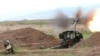 Armenia -- Troops hold military exercises.