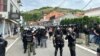 Policija u Novom Pazaru kod Državnog univerziteta, 29. jun 2025. 