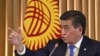 KYRGYZSTAN -- Kyrgyz President Sooronbay Jeenbekov speaks during his end of the year press conference at the Ala Archa state residence in Bishkek, December 19, 2018