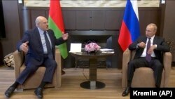 Аляксандар Лукашэнка і Ўладзімір Пуцін, Сочы