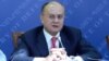 Armenia - Defense Minister Seyran Ohanian at a press conference in Yerevan, 18Jan2013.