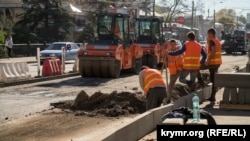 Дорожні роботи в Сімферополі, 31 жовтня 2018 року