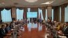 Prva sjednica nove, neustavno izabrane Vlade RS, na kojoj je Savo Minić preuzeo dužnost premijera, Banja Luka, 9. septembar