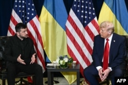 Именно во время этой встречи в кулуарах Генассамблеи ООН 23 сентября 2025 года Владимир Зеленский и попросил у Дональда Трампа «Томагавки» для Украины