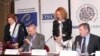 Armenia - Senior European election observers start a joint news conference in Yerevan, 7May2012.