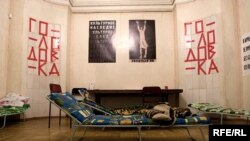 Для того, чтобы защитить от захвата Дом скульптуры, известные деятели искусства прибегли к голодовке