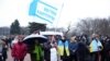 Митинг на Марсовом поле в Петербурге 