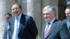 Armenia -- Foreign Ministers Eduard Nalbandian of Armenia (R) and Grigol Vashadze of Georgia meet in Yerevan on September 4, 2009.
