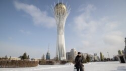 Монумент «Байтерек». Нур-Султан, 16 ноября 2020 года.