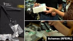 Апошнія 4-5 месяцаў экспэрты сустракаюць на дронах дадатковую сыстэму навігацыі праз GSM-сувязь, прымацаваную скотчам
