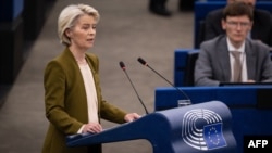 EU Commission President Ursula von der Leyen floated the idea of a "reparations loan" for Ukraine earlier this month. 